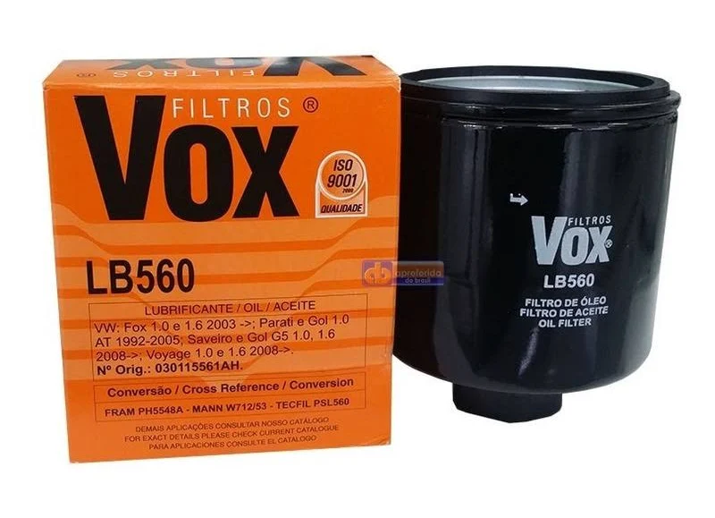 Filtro de Óleo Vox MAX5