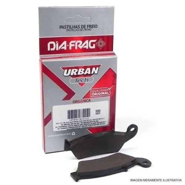 Pastilha Freio Traseira Cb300r 09~2015/Cbr250 R/Street Triple 675 07/Daytona 675 07 (S/ Abs) DFP-20857